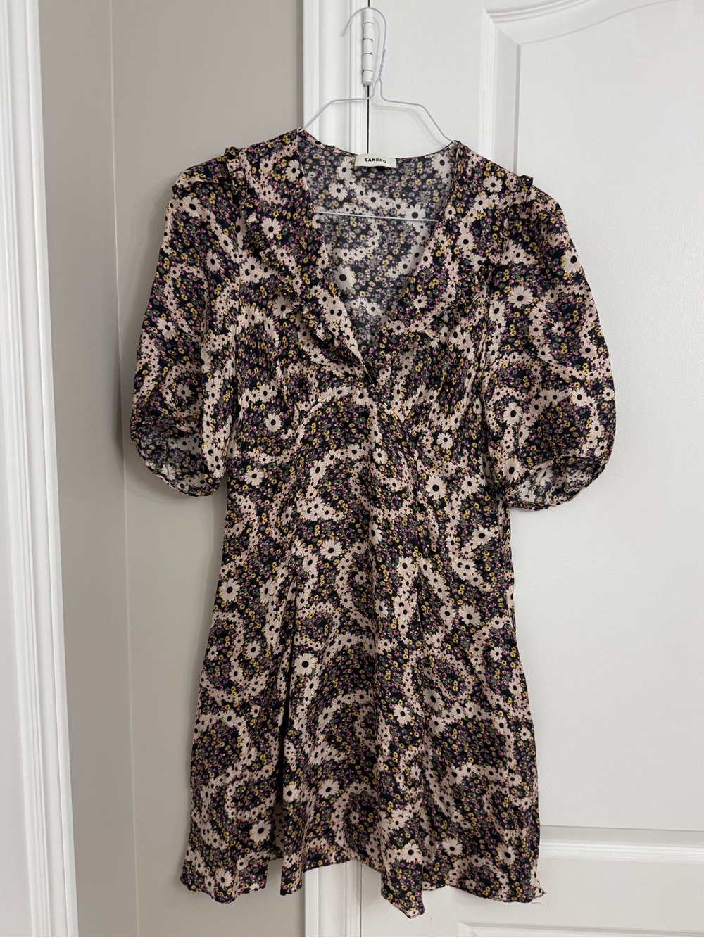 Sandro Floral Print Dress